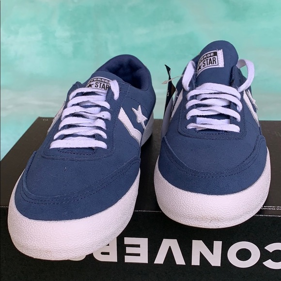 CONVERSE NET STAR CLASSIC OX NAVY/WHITE/WHITE MEN’ - Picture 8 of 16
